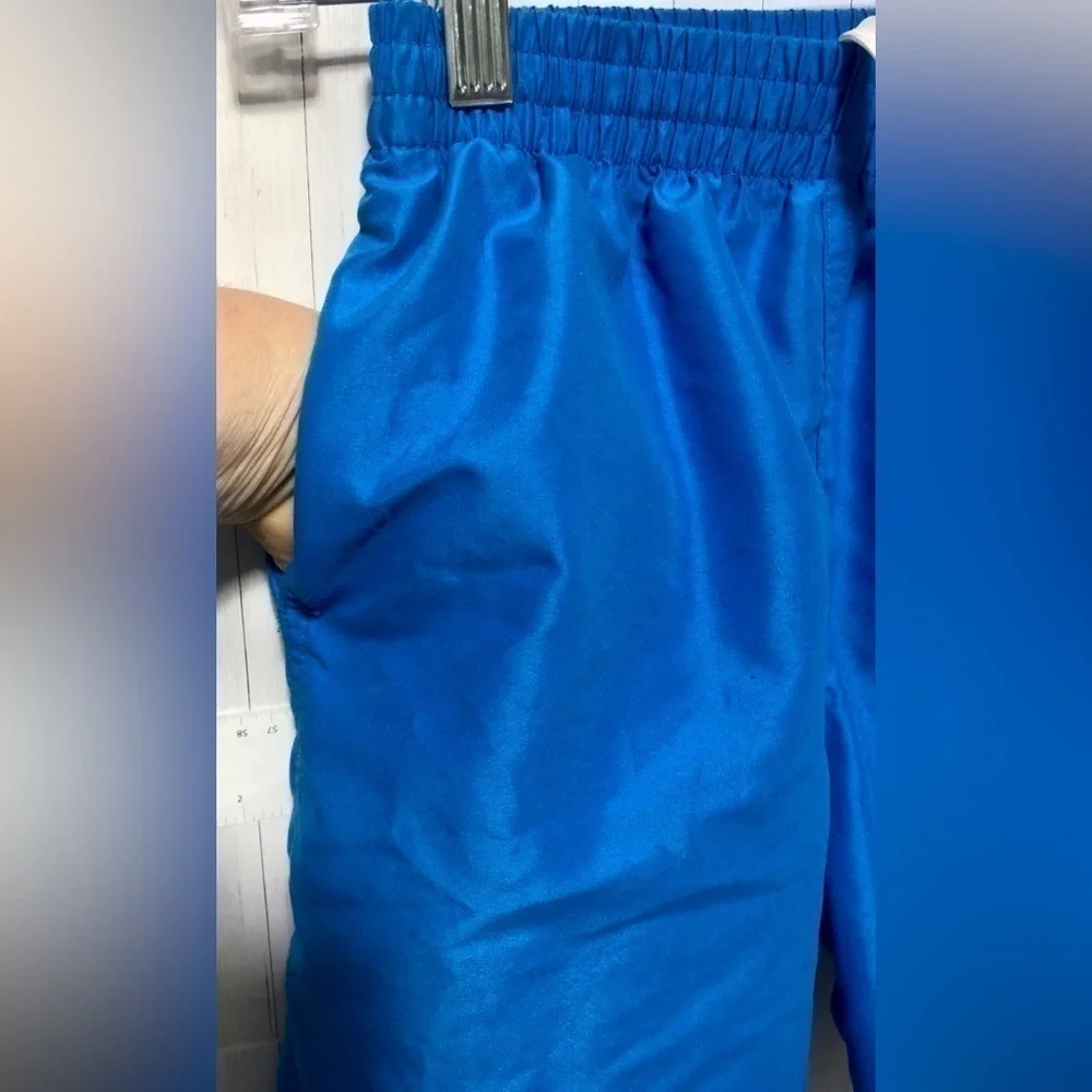 🦜Nike Blue Split Logo Volley Lined Swim Trunks